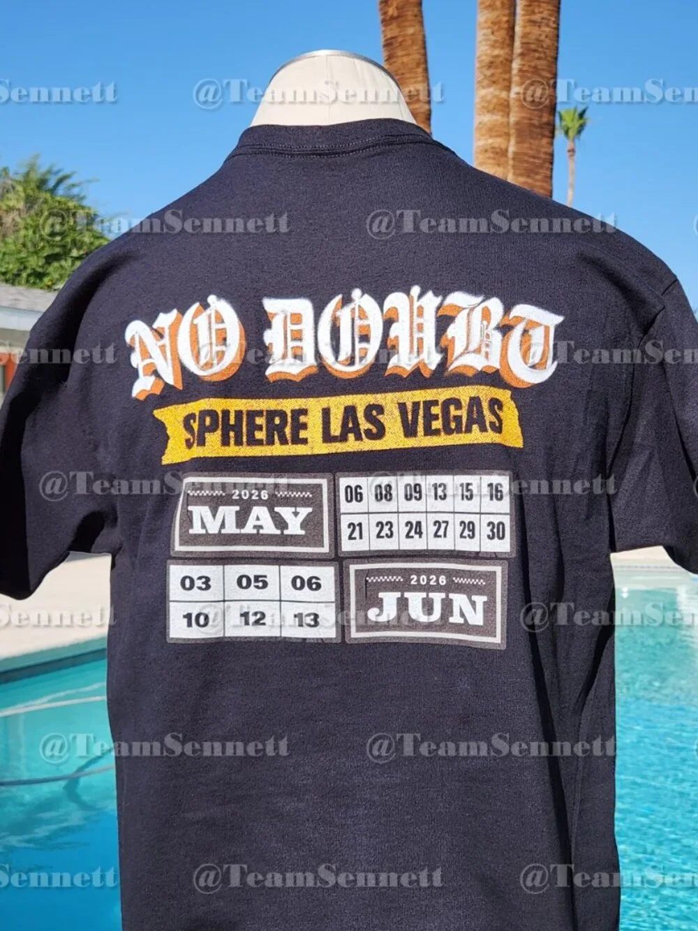 No Doubt Sphere Shirt // Black Short Sleeve // Las Vegas Residency 2026 - Picture 2 of 5